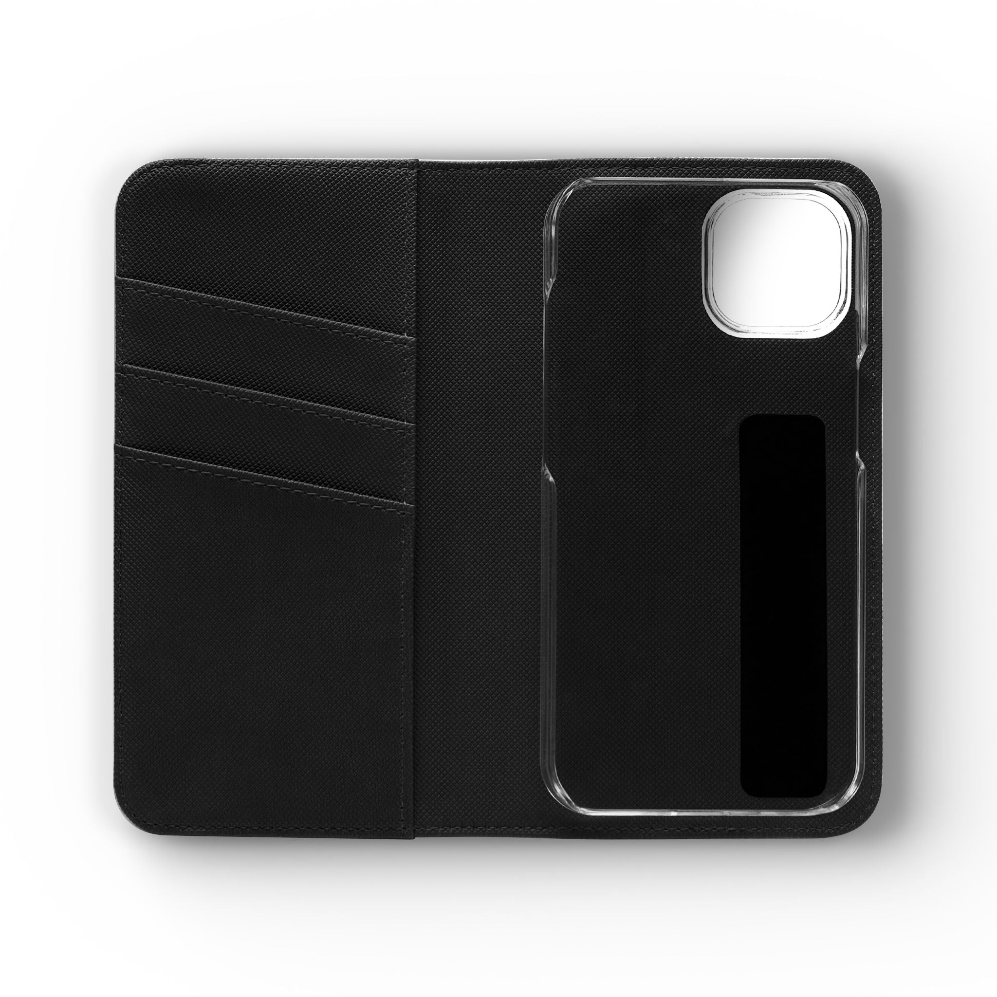 Custom Flip Phone Case — Personalized Wallet Folio with Card Slots