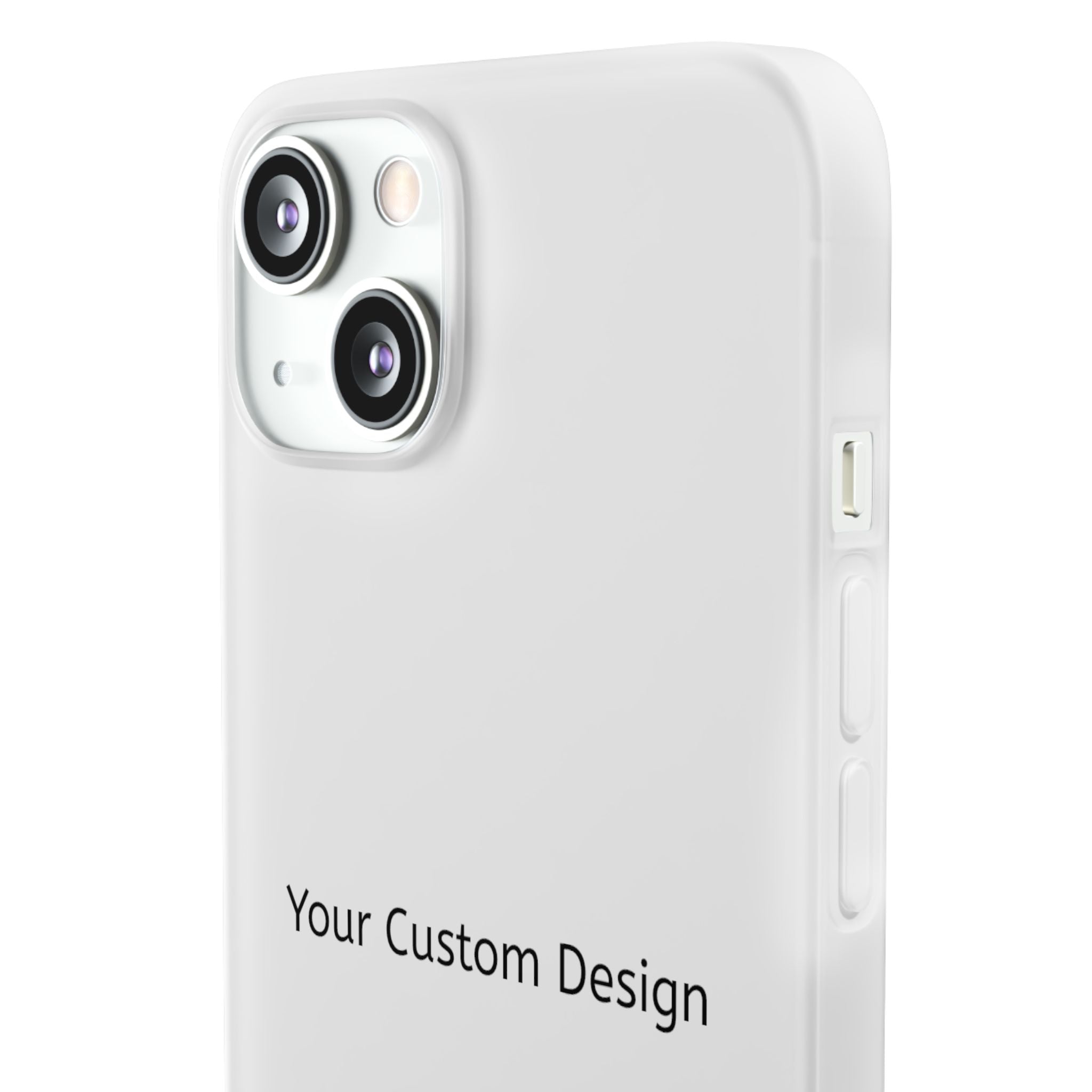 Custom Flexi Phone Case – Slim Clear Protective Phone Cover (Your Custom Design)