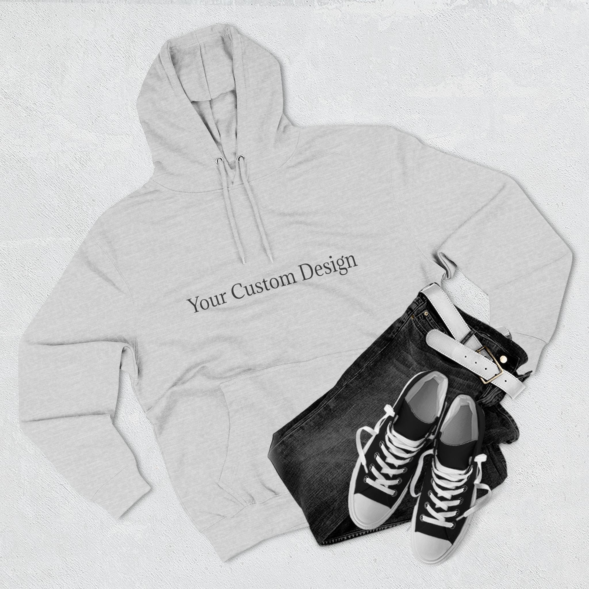 Classic Fleece Hoodie - Custom Design Ready