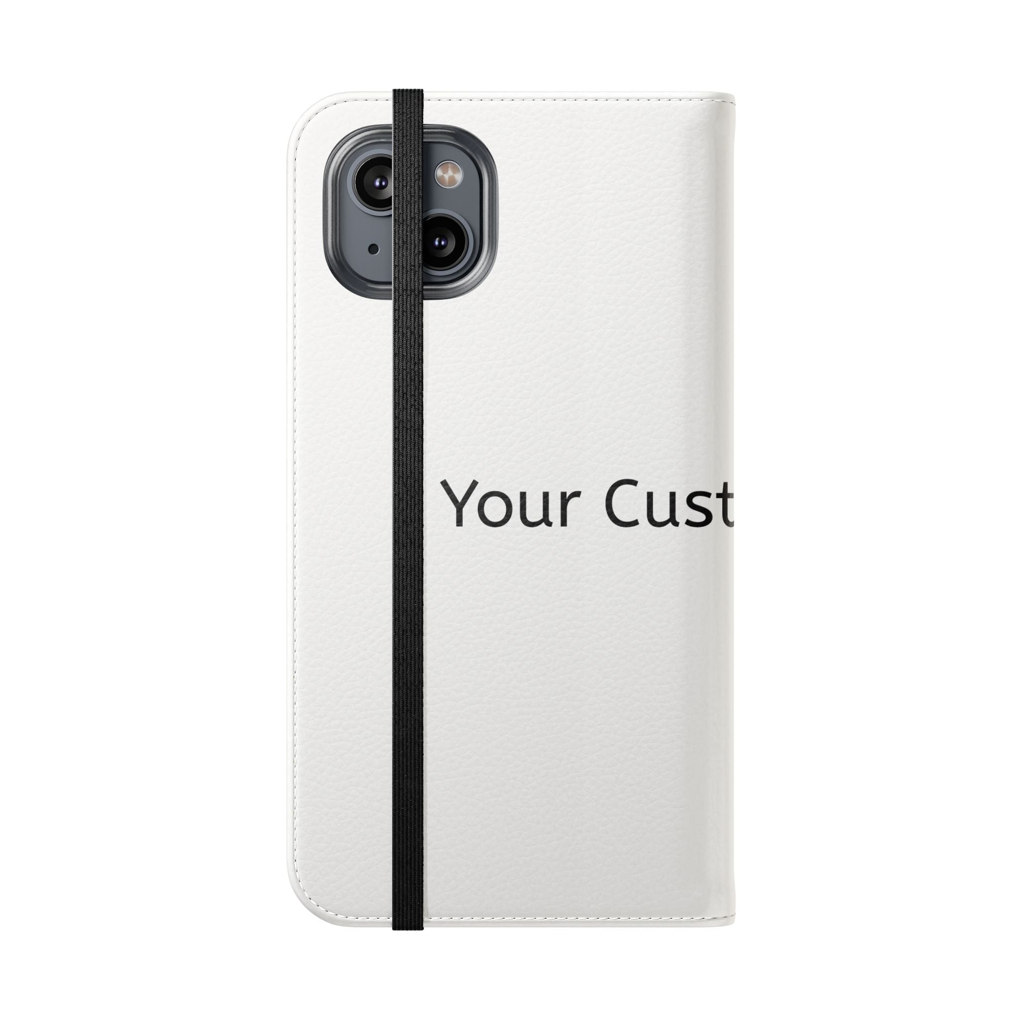 Custom Flip Phone Case — Personalized Wallet Folio with Card Slots