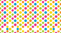 Colorful Polka Dot Pattern - Digital Print
