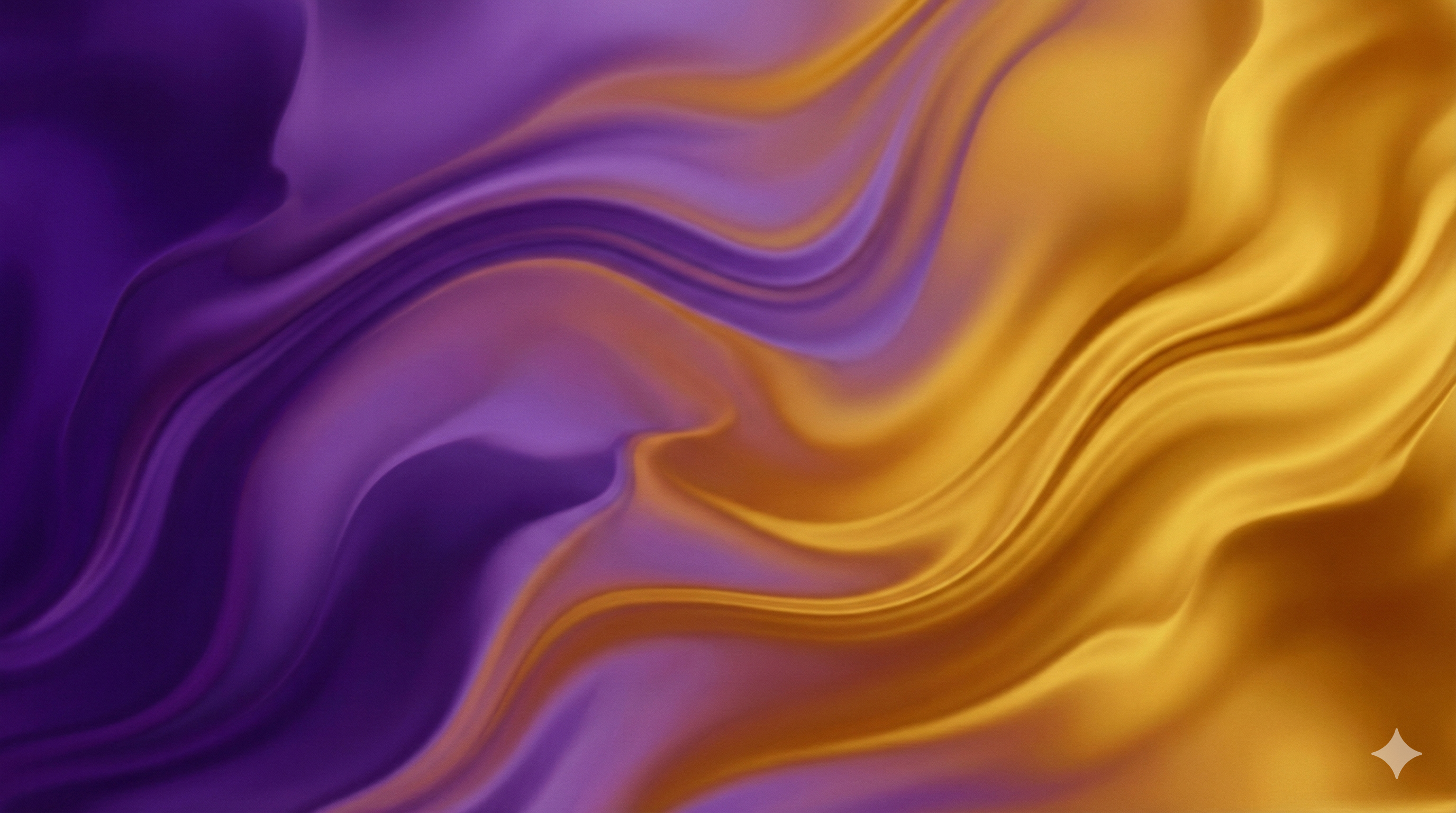 Purple Gold Gradient - Abstract Art Print