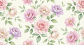 Pastel Floral Pattern - Digital Design